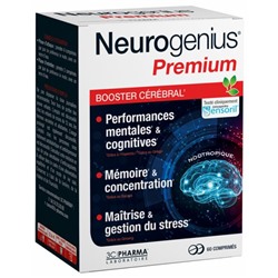 3C Pharma Neurogenius Premium 60 Comprim?s