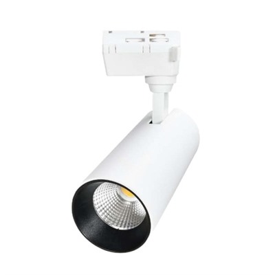 ULB-Q277 30W/4000К WHITE Светильник-прожектор светодиодный трековый. 2300 Лм. Белый свет (4000К). Корпус белый. ТМ Volpe¶
