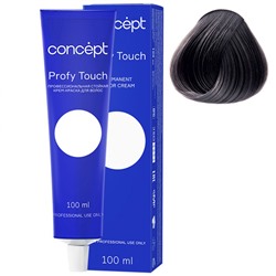 Стойкая крем-краска для волос 3.0 темный шатен Profy Touch Concept 100 мл