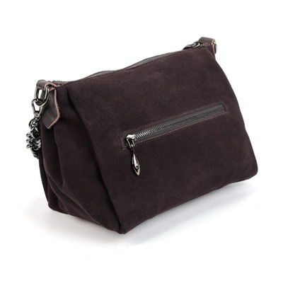 Женская замшевая сумка 19102-1 Браун