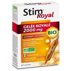 Nutreov Stim Royal Gel?e Royale 2000 mg Bio 20 Ampoules