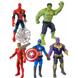 Набор Avengers героев Марвел 5шт