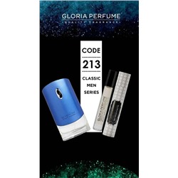 Масляные духи шариковые 10 мл Gloria Perfume № 213 (Givenchy Blue Label)