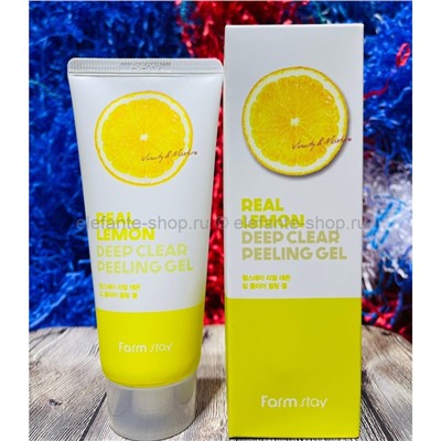 Пилинг-гель Farmstay Real Lemon Deep Clear Peeling Gel 100ml (125)