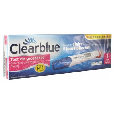 Clearblue Test de Grossesse D?tection Ultra Pr?coce Digital