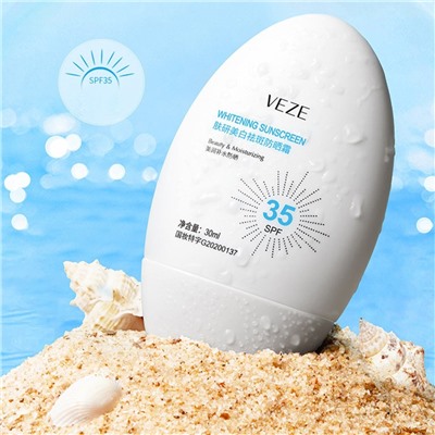 VEZE Солнцезащитный отбеливающий крем SPF 35, 30мл