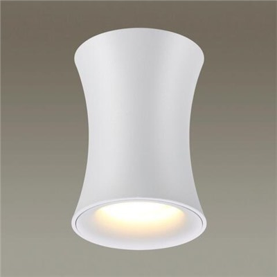 4271/1C HIGHTECH ODL21 247 белый/металл Потолочный светильник IP44 GU10 1*50W ZETTA