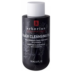 Erborian Black Cleansing Oil Huile D?maquillante Purifiante au Charbon 190 ml