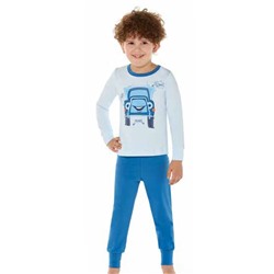 Комплект для мальчика с длинным рукавом Baykar (9626) светло-голубой