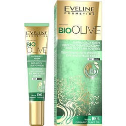 Eveline Bio OLIVE Укрепляющий крем против морщин для кожи вокруг глаз дневной/ночной 20мл (*10)