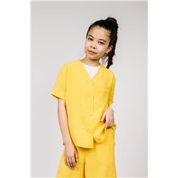 Рубашка для девочки 0610 Желтый