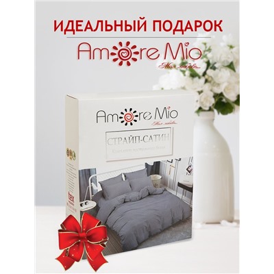 КПБ Amore Mio Страйп-сатин Carbon (tr-201277-gr)