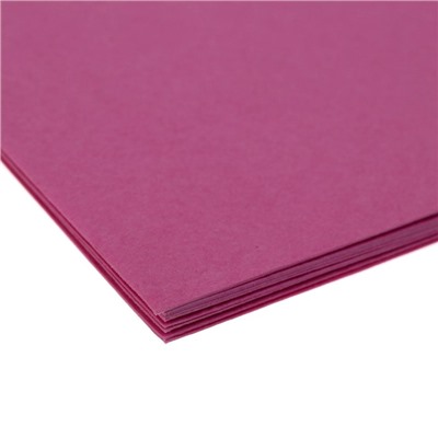 Бумага для пастели А3, 10 листов "Фуксия", 200 г/м², розовая, в папке