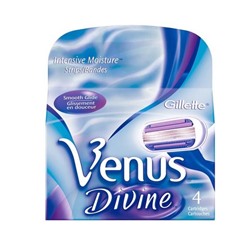 (Копия) Сменные Кассеты Gillette Venus Divine 4шт