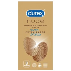 Durex Nude Extra Large XL 8 Pr?servatifs
