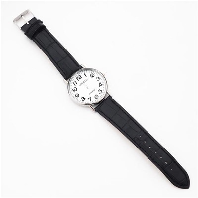 Часы наручные мужские "Кобаче", d-3.5 см, хром