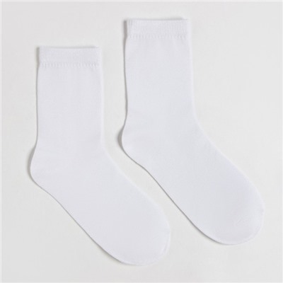 Набор носков MINAKU, 4 пары, цвет белый, р-р 41-43 (27 см)
