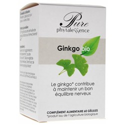 Phytalessence Pure Ginkgo Bio 60 G?lules