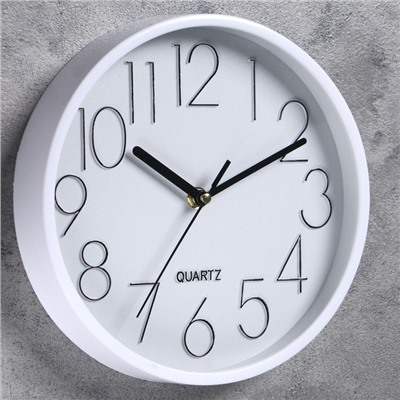 Часы настенные, серия: Классика, "Элегант", дискретный ход, d-22.5 см