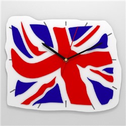 Часы 3D настенные "Британский флаг"