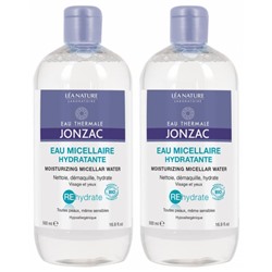 Eau de Jonzac REhydrate Eau Micellaire Hydratante Bio Lot de 2 x 500 ml