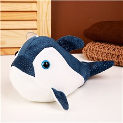 Мягкая игрушка «Акула», 25 см, цвет синий