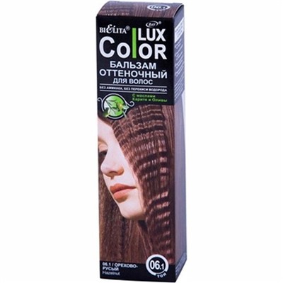 Оттеночный бальзам для волос "COLOR LUX" [№06.1 Орехово-русый]