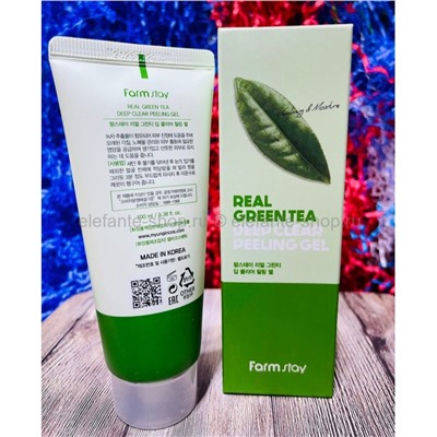 Пилинг-гель Farmstay Real Green Tea Deep Clear Peeling Gel 100ml (125)