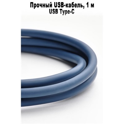 Кабель USB-C на USB-C SITTBRUNN 1 м синий