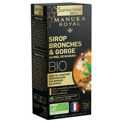 Santarome Sirop Bronches and Gorge au Miel de Manuka Bio 125 ml