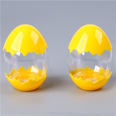 Основа для творчества и декорирования «Яйцо», набор 2 шт., размер 1 шт. — 10 × 7 × 7 см