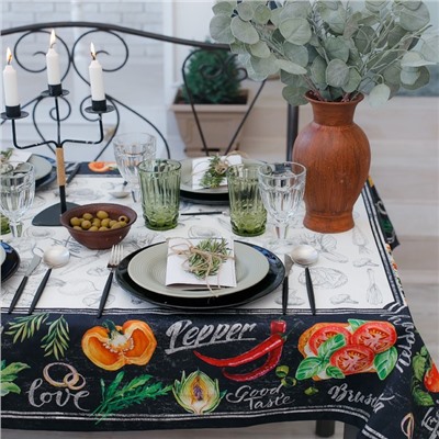 Скатерть «Этель: Delicious Fresh», 110 × 150 см, хлопок 100 %, саржа, 190 г/м²