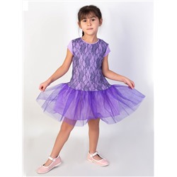 Платье для девочки сиреневого цвета 83827-ДЛН22