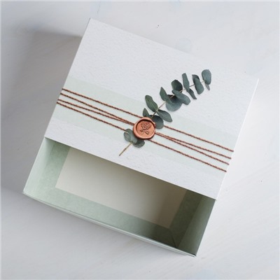 Коробка складная «Эко стиль», 25 × 18 × 10 см