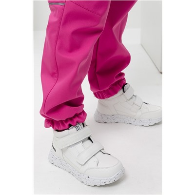 Детские брюки утепленные софтшелл Розовый