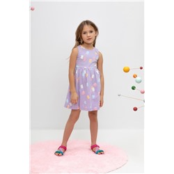 КР 5867/пастельно-лиловый,мишки к459 платье