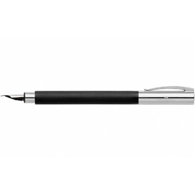 Перьевая ручка Ambition драгоценная смола (черная), толщина пера М, в подарочной коробке, 1 шт