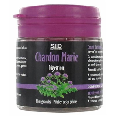 S.I.D Nutrition Digestion Chardon Marie 30 G?lules