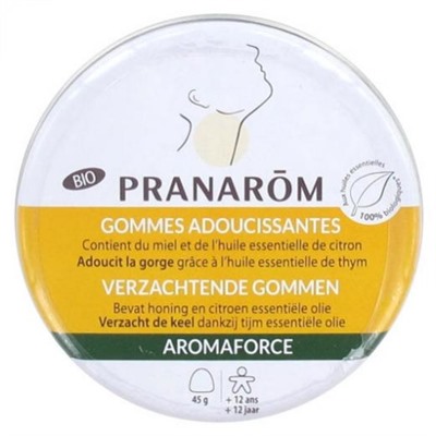 Pranar?m Aromaforce Gommes Adoucissantes Miel-Citron Bio 45 g