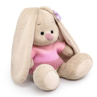 Мягкая игрушка «Зайка Ми», в нежно-розовом свитере, 15 см
