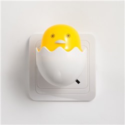 Ночник LED "Цыплёнок в яйце" 6,5х6х6 см RISALUX