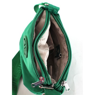 Сумка женская текстиль JLS-6-039,  3отд,  плечевой ремень,  зеленый 260956