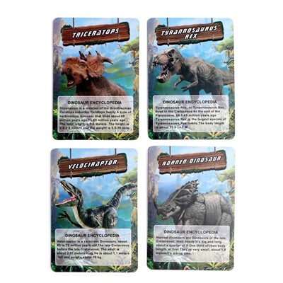 Конструктор винтовой «Мир динозавров», набор 2 штуки, 2 отвёртки 4 карточки, 50 деталей