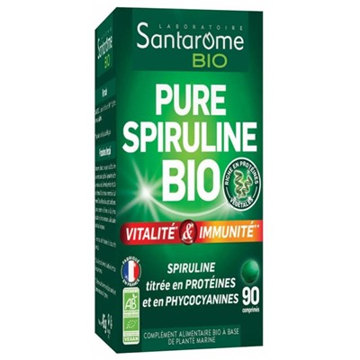 Santarome Bio Pure Spiruline Bio 90 Comprim?s