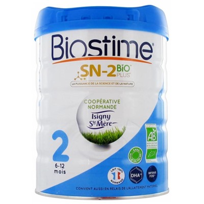 Biostime SN-2 Bio Plus 2?me ?ge de 6 ? 12 Mois 800 g