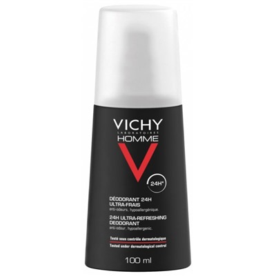 Vichy Homme D?odorant Ultra-Frais 24H Vaporisateur 100 ml