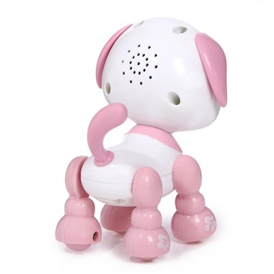 Робот-игрушка интерактивный «Умный дружок», звук, свет, цвет розовый