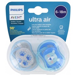 Avent Ultra Air 2 Sucettes Orthodontiques 6-18 Mois