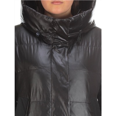 S21010 BLACK Пальто зимнее женское облегченное SNOW CLARITY