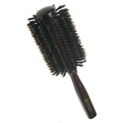 Dewal Брашинг для волос с натуральной щетиной / Деревянная BRT1216, 28/64 мм, коричневый